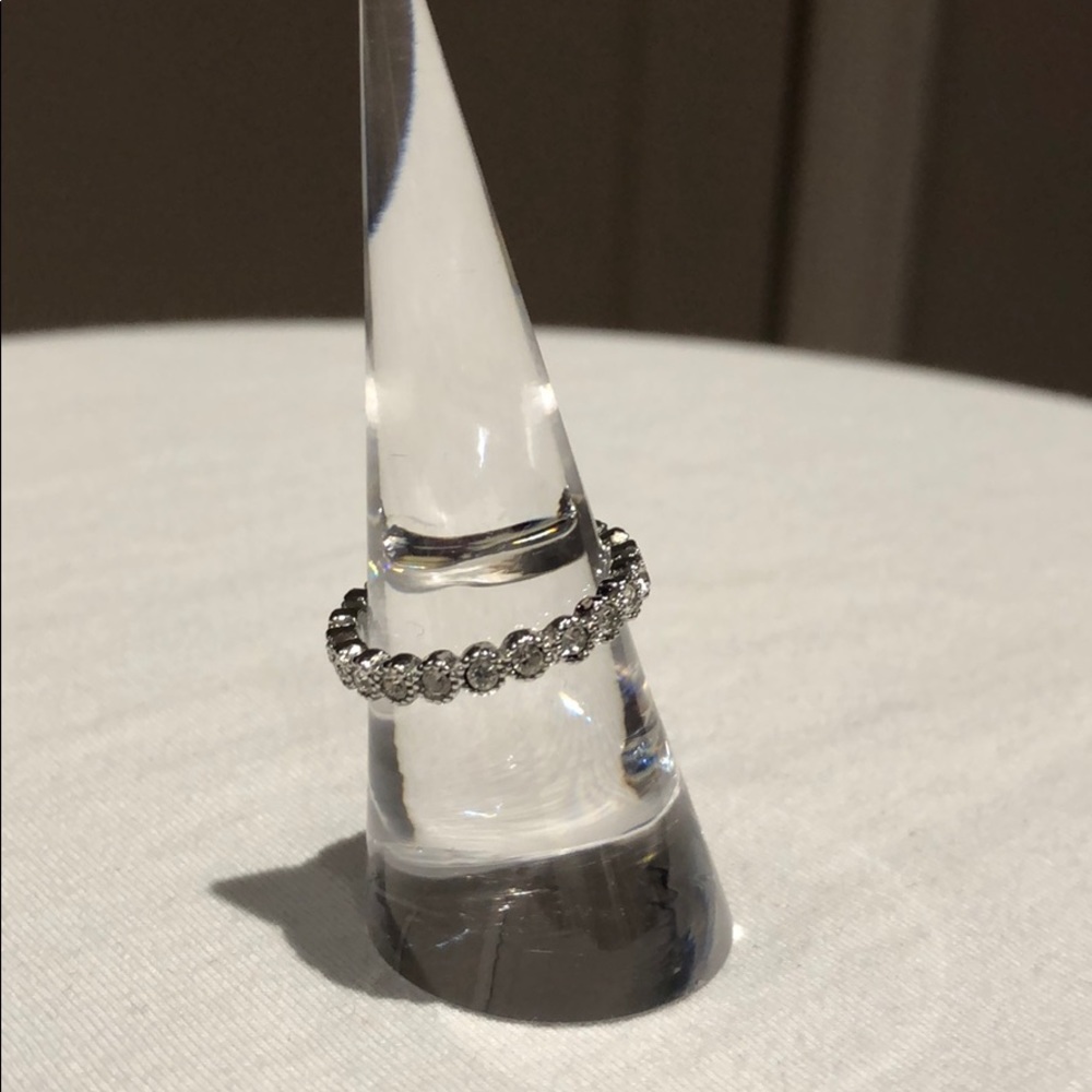 Cubic Zirconia Eternity Band Size 7